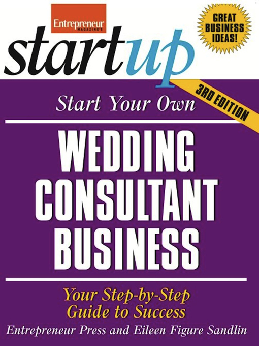 Title details for Start Your Own Wedding Consultant Business by The Staff of Entrepreneur Media - Available